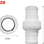 Kit manguera piscina 360-380 pzas ABS blanco