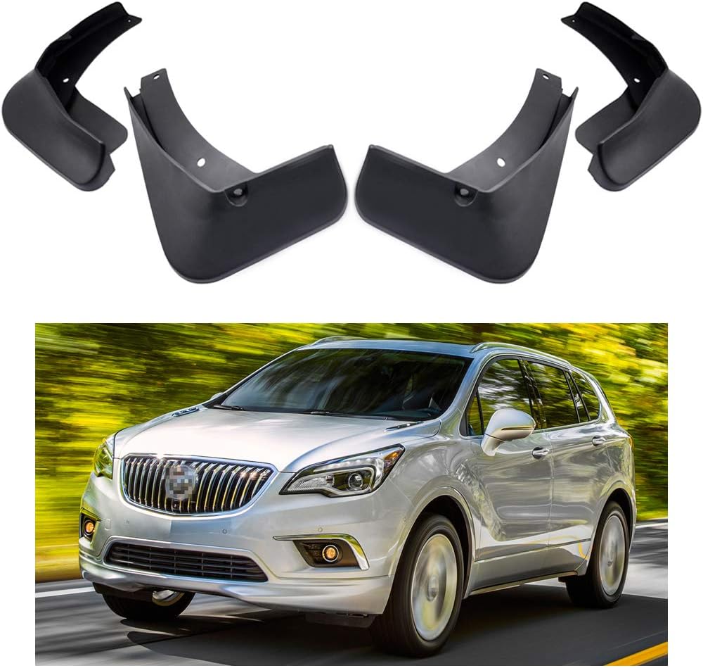 Guardabarros coche comp Buick Envision set 4 negro