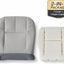 Funda asiento cuero conductor izquierdo espuma gris comp