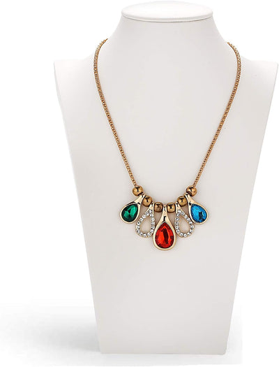Collar Display Busto Cuero Sintético 10"