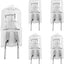 Bombillas halógenas de microondas 130 V 50 W compatibles con GE CVM DVM HVM serie JNM