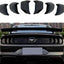 Fundas luces traseras Mustang Bullitt negro ahumado