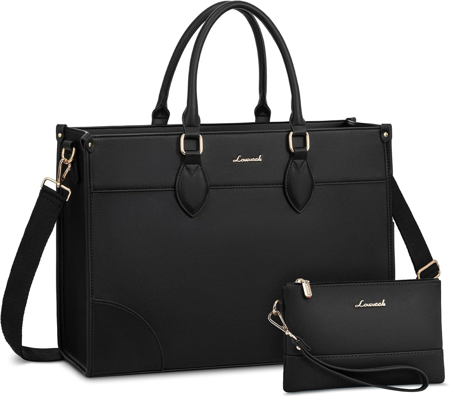 Bolso laptop 15.6pulg para mujer impermeable con portavasos