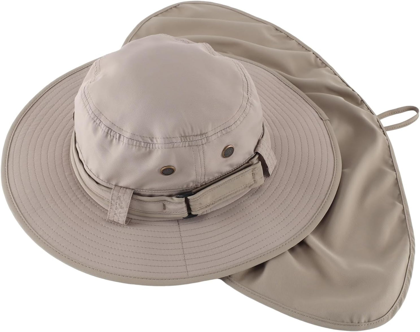 Sombrero sol aire libre UV unisex con solapa cuello