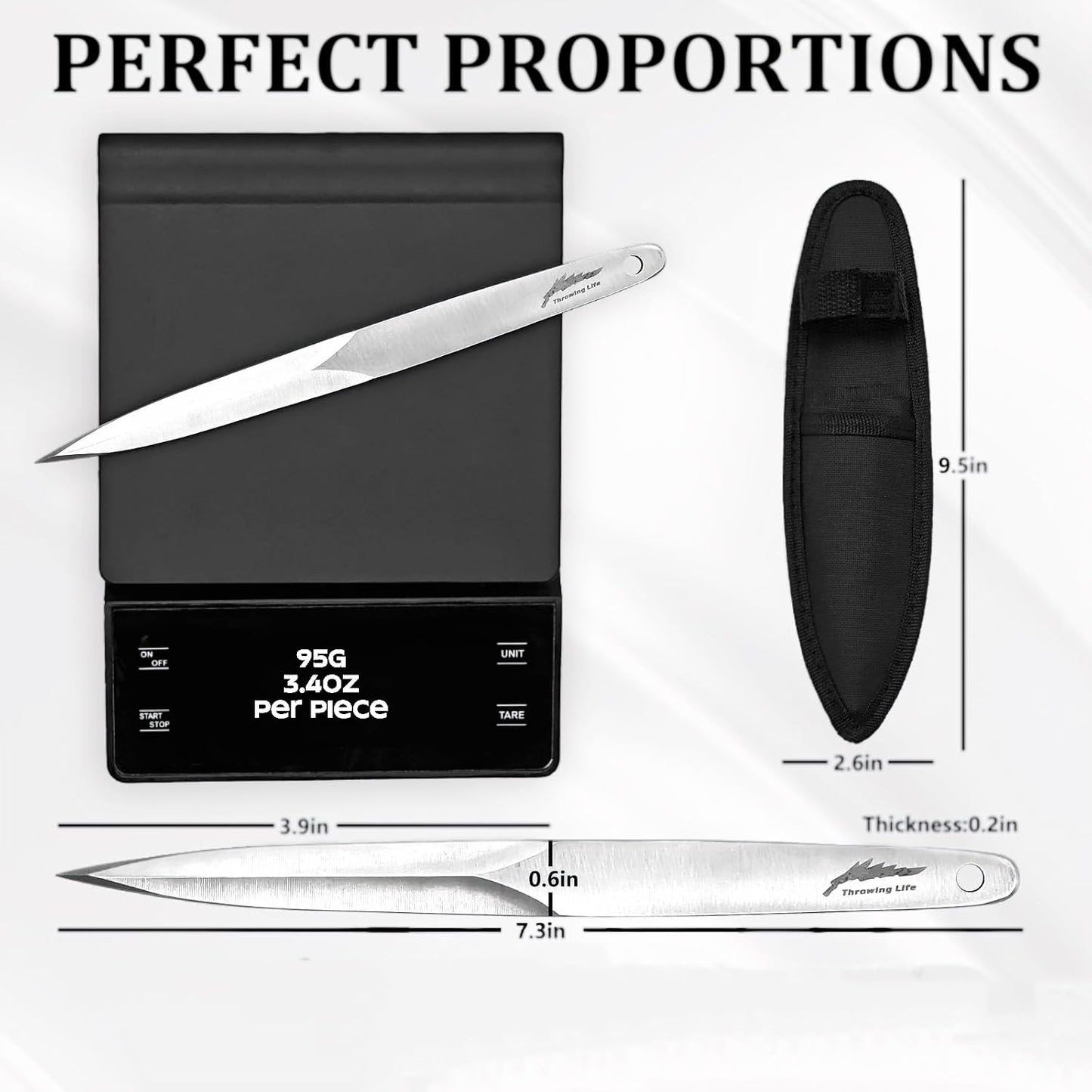 Set lanzadores acero inox deporte aire libre
