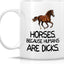 Taza cerámica 11oz para amantes de los caballos