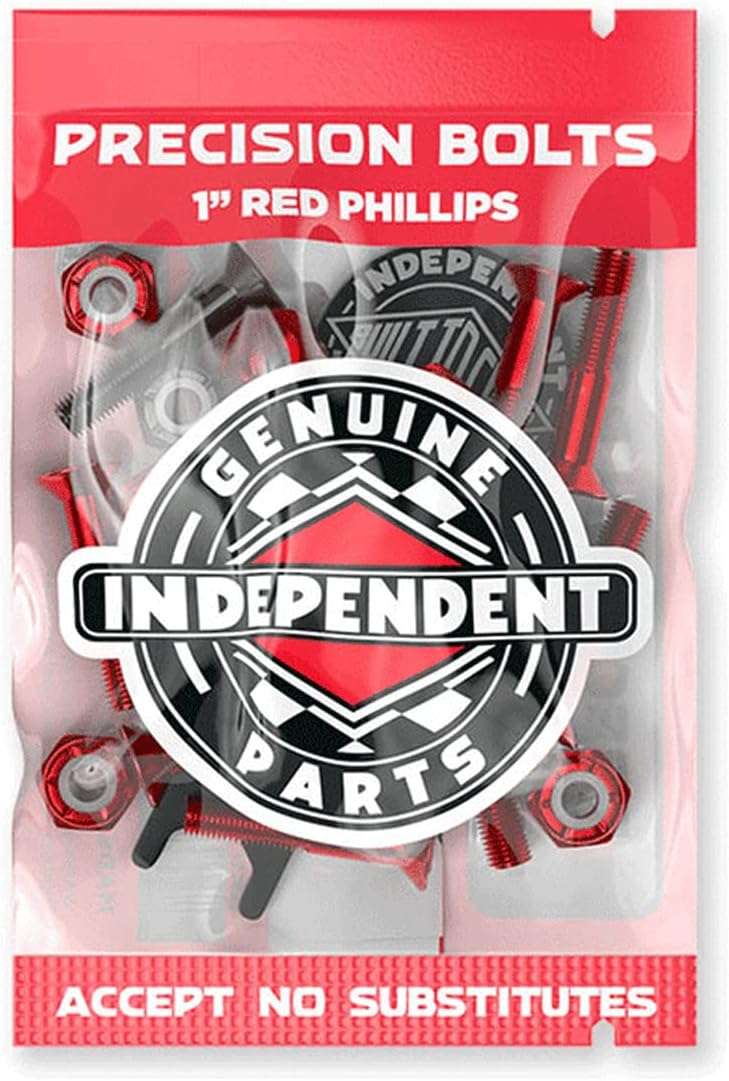 Hardware skateboarding negro/rojo ABEC 5