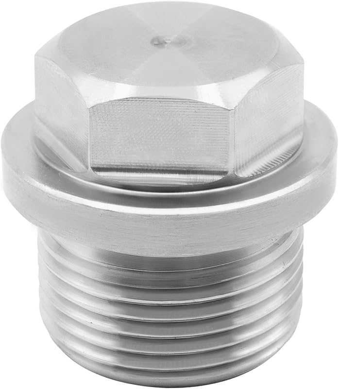 2 Pzas Enchufe Rosca Hexagonal Acero Inox M18x1.5