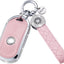 Protector llave Buick con cadena piel genuina cristal
