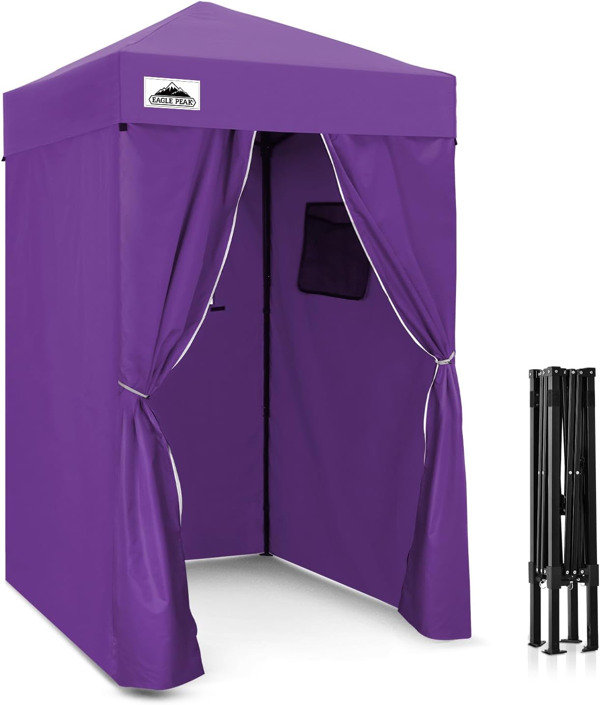 Toldo emergente 4x4ft vestidor portátil privado morado