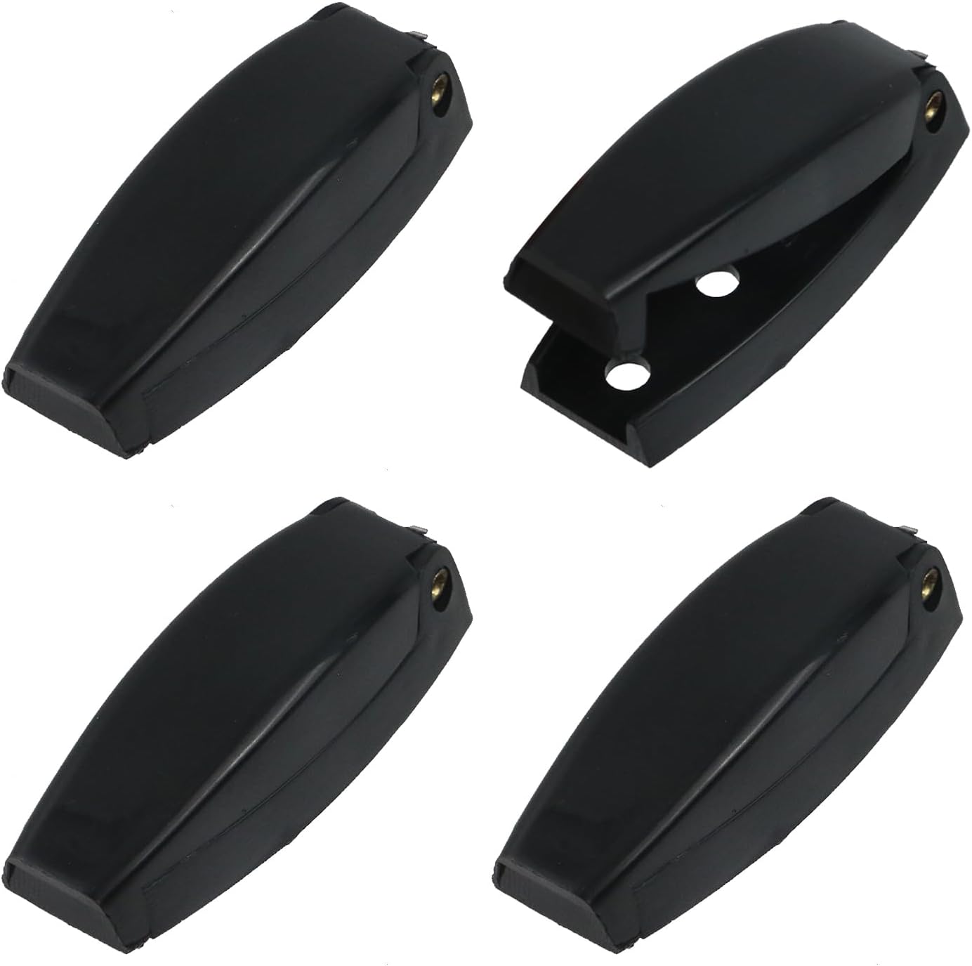4 Ganchos 2.52pulg para puerta equipaje caravana negro