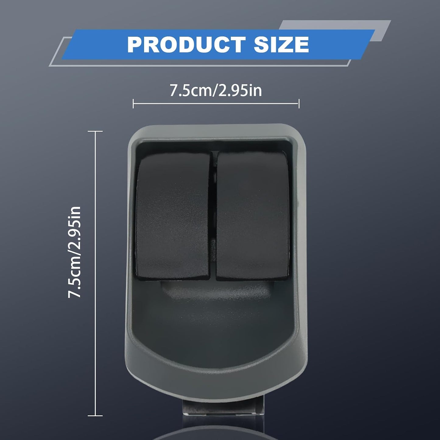 Interruptor ventana doble potencia para Kenworth Paccar negro