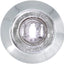 Luz LED 1" blanco/claro bisel plástico cromado