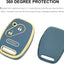 Funda llavero Honda TPU suave para llave coche azul