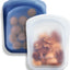 2 Pzas Bolsas Silicona Alimentos Transparente Profundo