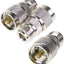 Adaptador N hembra a PL259 macho pack 3