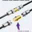 Conector coaxial RG6 tipo F hembra a hembra paquete 2