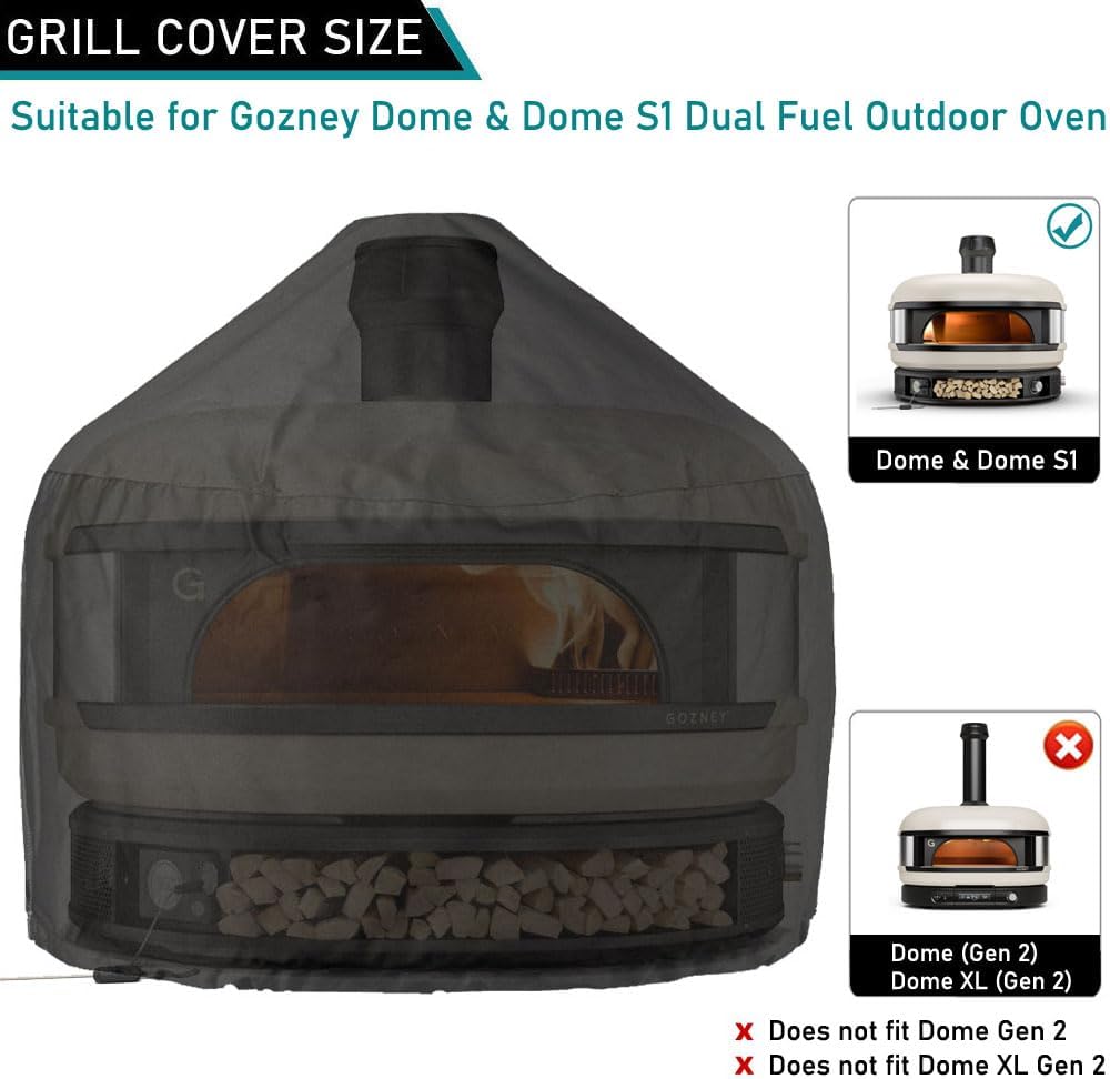 Cubierta horno pizza Gozney Dome S1 impermeable 600D