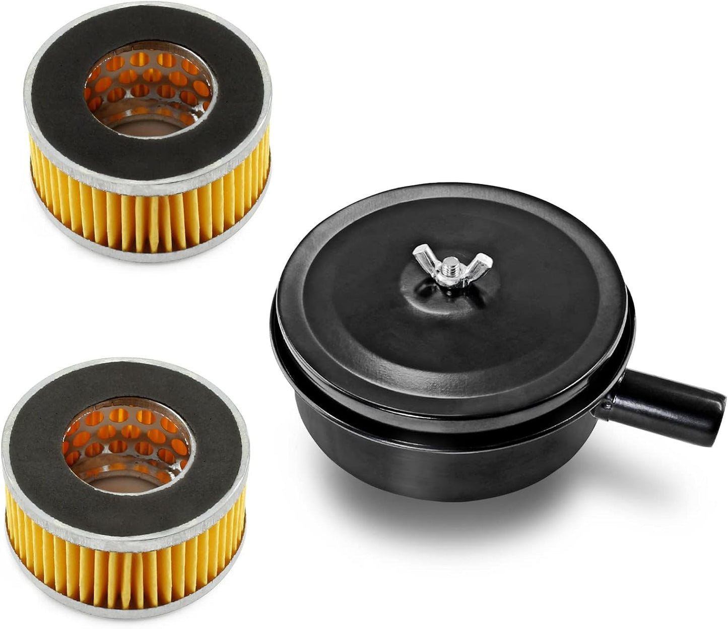 Silenciador filtro rosca 1/2pulg compresor aire metal