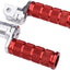 Reposapiés ajustable para Honda Monkey 125 Rojo