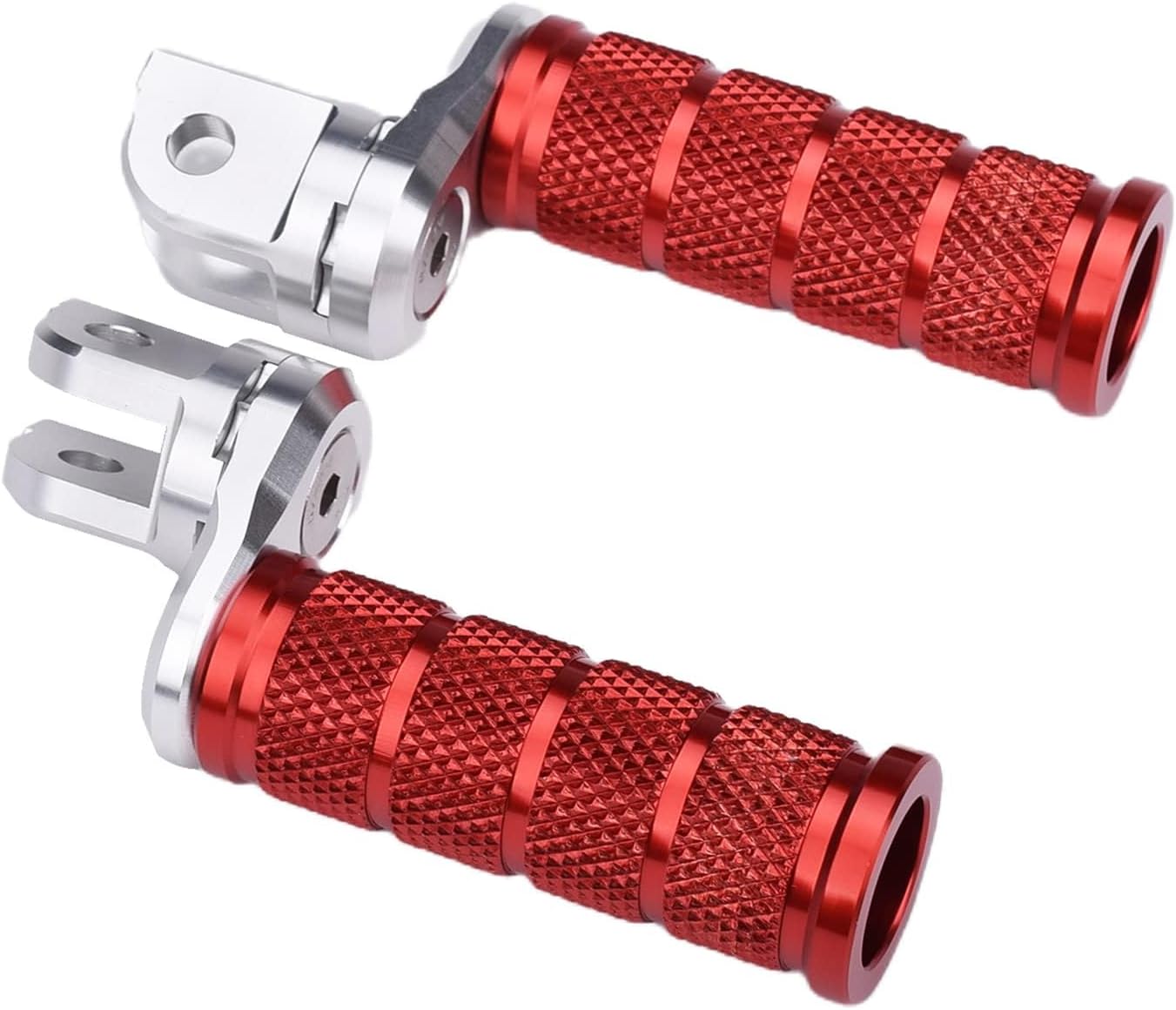 Reposapiés ajustable para Honda Monkey 125 Rojo