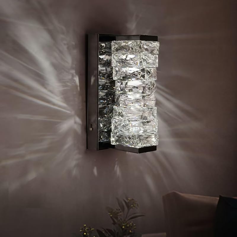 Aplique pared LED negro 3 temperaturas color dormitorio sala