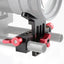 Soporte lente riel abrazadera varilla DSLR rig rojo