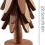 Set 3-4 Salvamanteles Madera Árbol Soporte