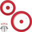 Tapas universales ollas 7-12pulg vidrio silicona