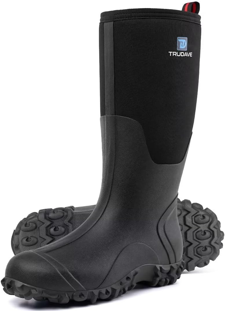 Botas goma acero vástago impermeables trabajo al aire libre