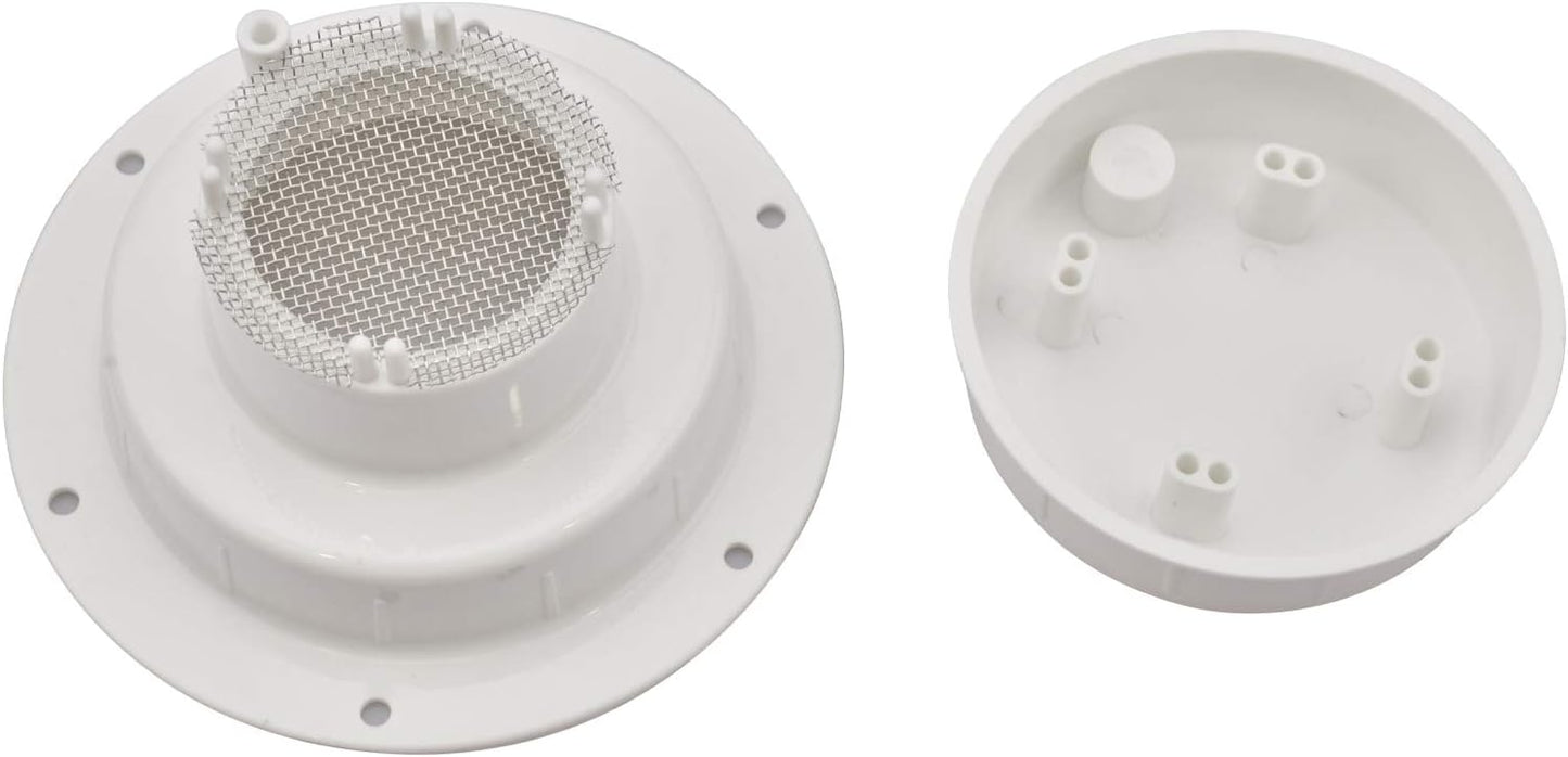 Kit ventilación plomería tapa séptica RV 1-2 3/8pulg blanco