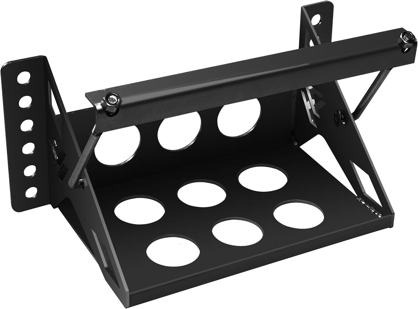 Caja bandeja batería acero coche remolque 10.63x7.06x7.5