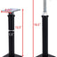 4 Postes Gato Ajustable 12.5-16.5pulg Soportes Elevación