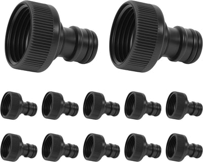 12 Unids Conector Hembra Manguera Jardín 3/4