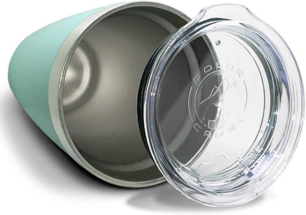Vaso térmico vacío 20oz con grabado notas musicales verde