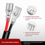 Kit extensión cable LED 10ft 12 AWG luces trabajo