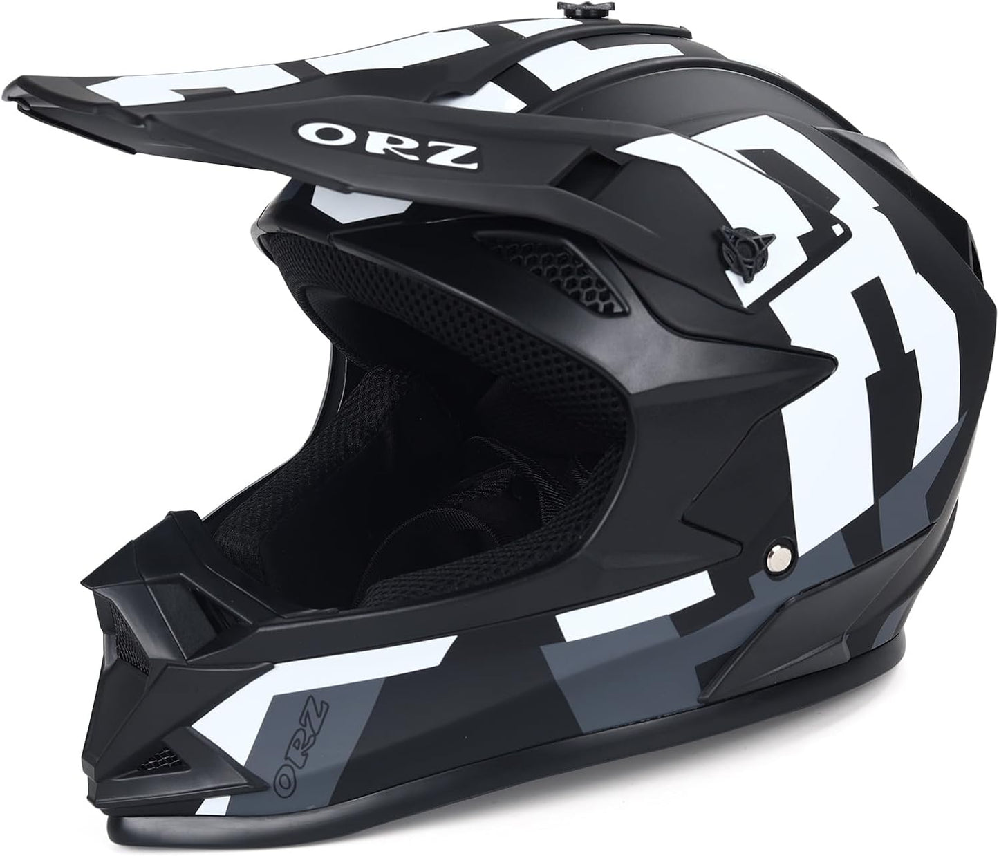 Casco Motocicleta Adulto para Dirt Bike Racing Visor y Gafas