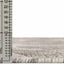 Alfombra pasillo estilo Ahoy 2x6ft1" gris/marfil
