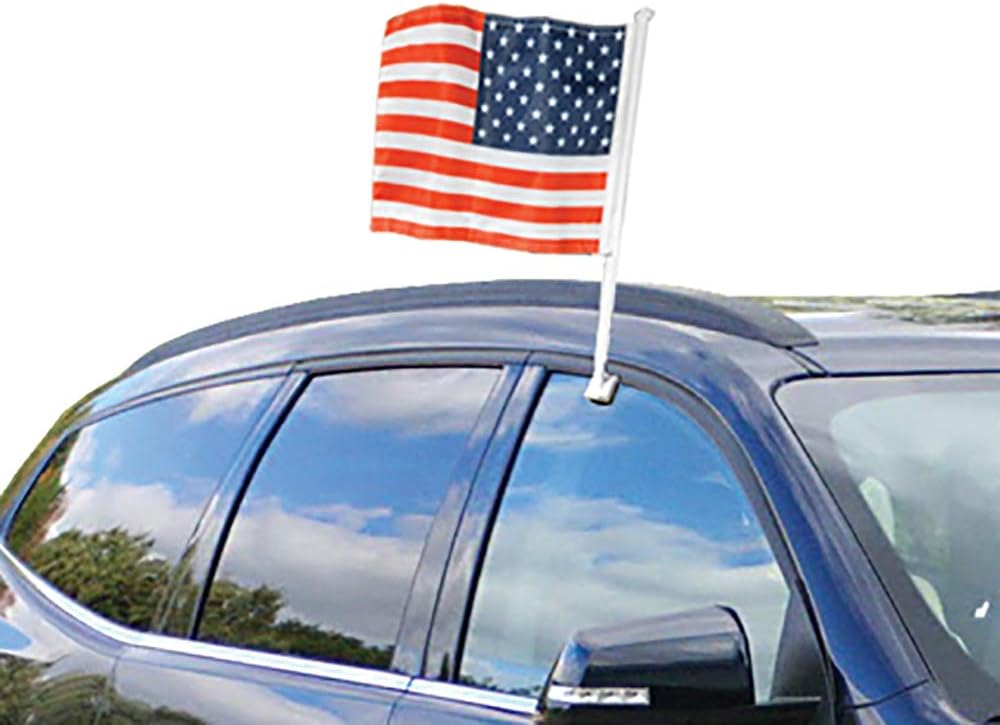 Bandera ventana coche EE.UU. 11x18pulg
