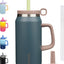 Vaso térmico acero inox con popote 50oz azul marino