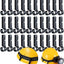 20 Clips Plástico Casco Faro Duro Negro