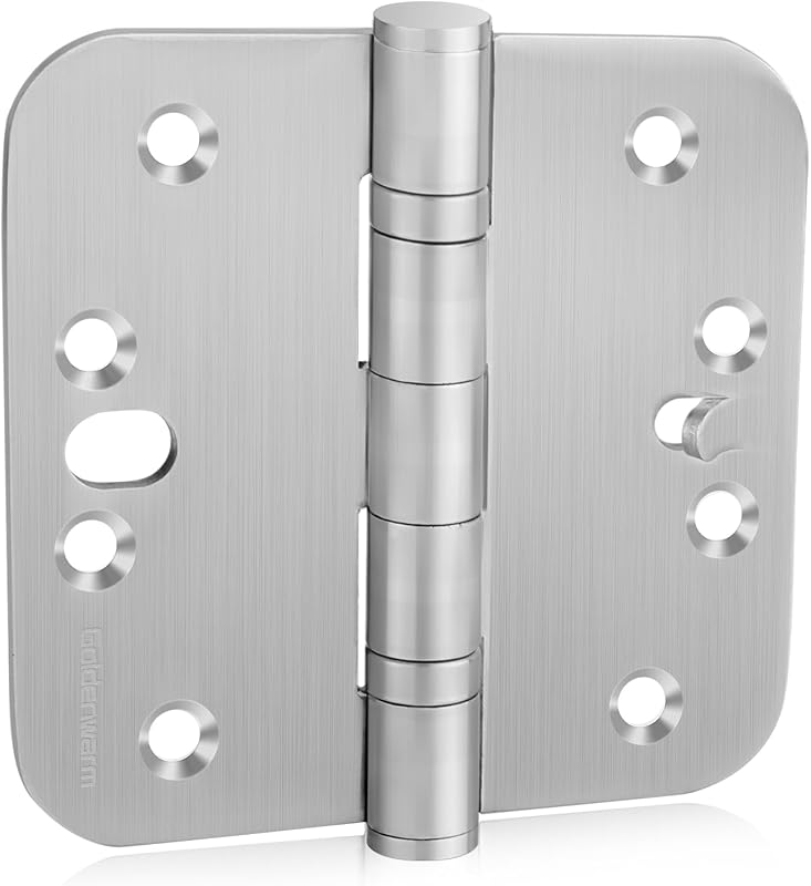6 Bisagras Seguridad Acero Inox 4" Puertas
