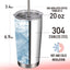Vaso acero inox 20oz regalo anime para mujer