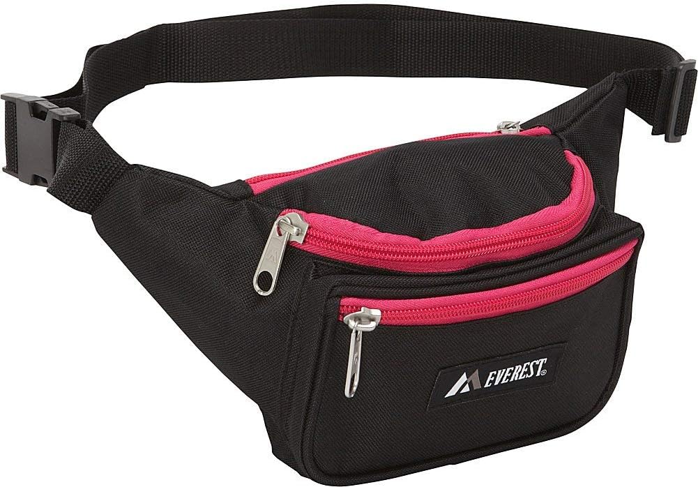 Cangurera Estándar negro rosado 044KD-BK/HPK