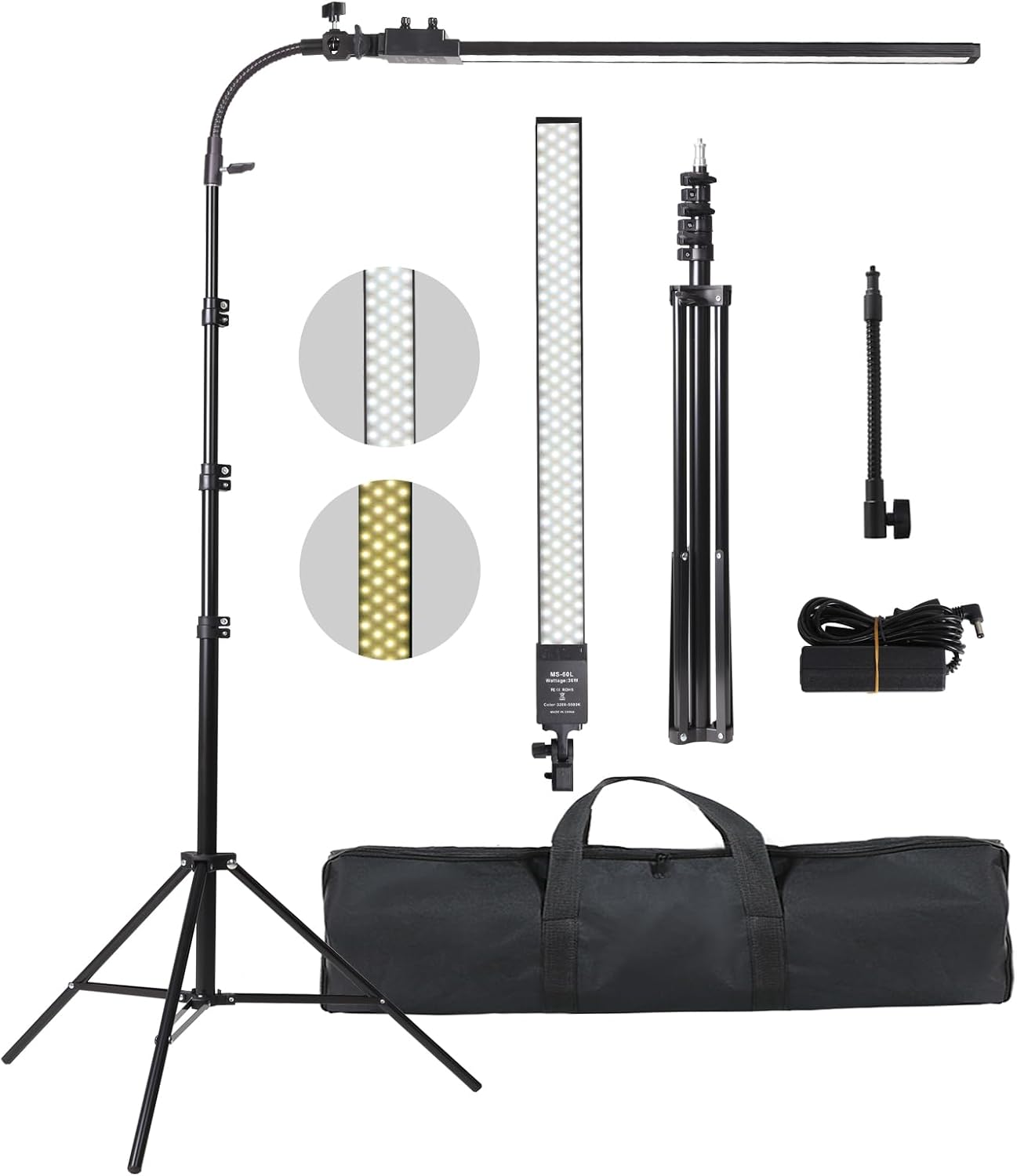 Kit luz LED para retrato, video, tatuaje y belleza