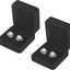 Caja terciopelo joyas 2 pzas aretes collar boda aniversario