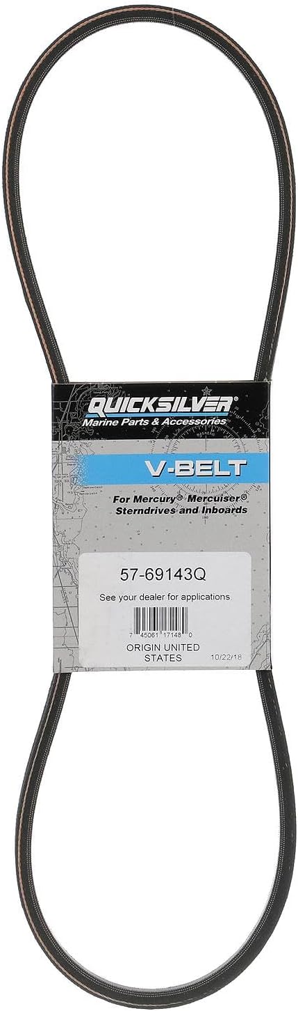 Correa V 69143Q 40 0.63" para motores MerCruiser