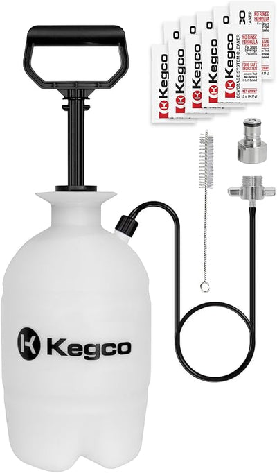 Kit limpieza Kegerator 1gal con bomba manual sin enjuague
