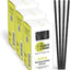 450 Agitadores Bebidas Biodegradables Negro 4.75pulg Fibra Vegetal