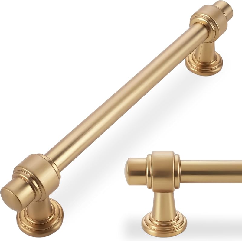 30 Manijas Gabinete 5" Color Bronce Champán